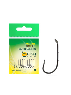 Крючок рыболовный BAITHOLDER JIG с засечкой и ушком 11015 №2