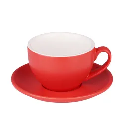 Чайная пара 250 мл красная матовая d 9,6 см h6,3 см Barista (Бариста) P.L. Proff Cuisine [6]