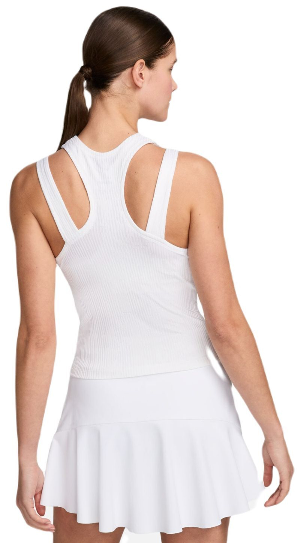 Женский топ теннисный Nike Court Slam Dri-Fit Tennis Tank - белый