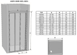 Душевая дверь Ravak Supernova ASDP3-100 00VA01R211 профиль Белый витраж пластик Pearl