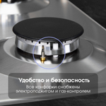 Газовая варочная панель домино Zigmund & Shtain G 14.3 S