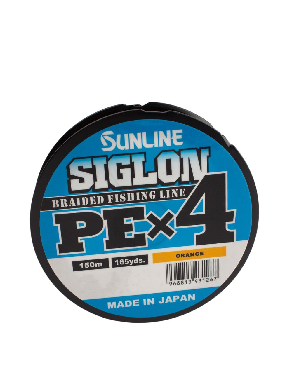 Шнур плетеный Sunline Siglon PEx4 Orange 150м #0.2/1.6кг (оранжевый) / Количество нитей х4 / Для спиннинга и фидера