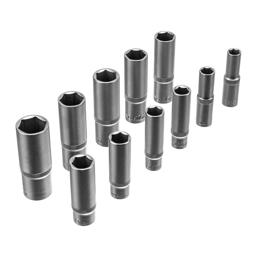 Набор инструментов, 1/2", 3/8", 1/4", пластиковый кейс 172 предм. Сибртех