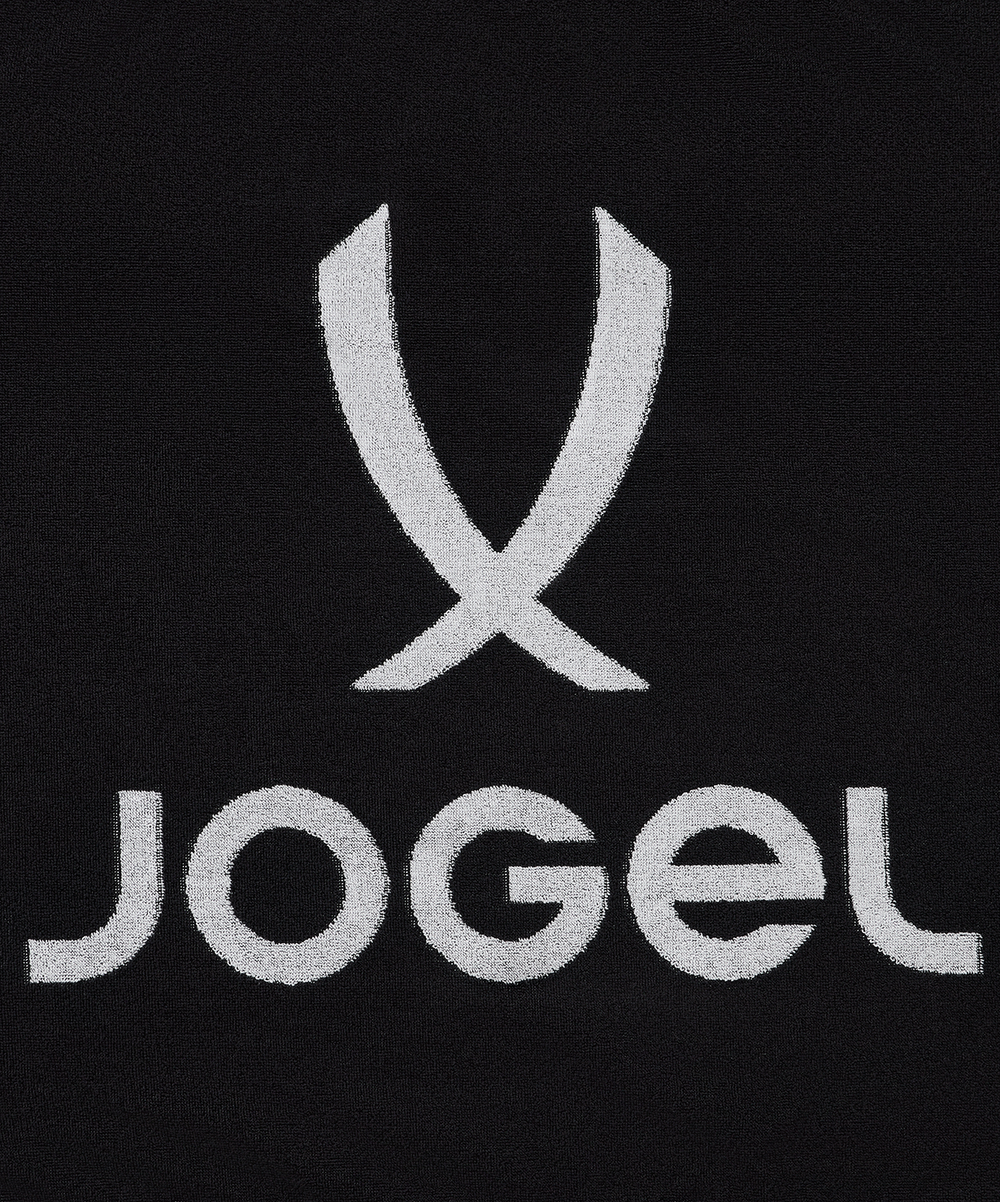 Полотенце спортивное JOGEL ESSENTIAL 2 Towel, 70х140, черный/белый