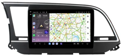 Магнитола для Hyundai Elantra 2016-2018 - Kuberg OL-9708 QLed+2K, Android 13, Быстрейшая, CarPlay, 4G SIM-слот