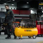 Компрессор воздушный масляный рем. привод BCV 4000-T/200, 4,0 кВт, 200 литров, 690 л/мин Denzel