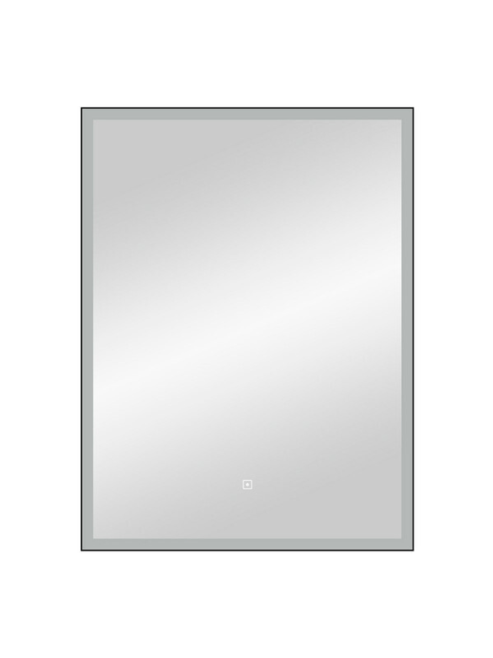 Зеркало "Frame black standart" 600x800