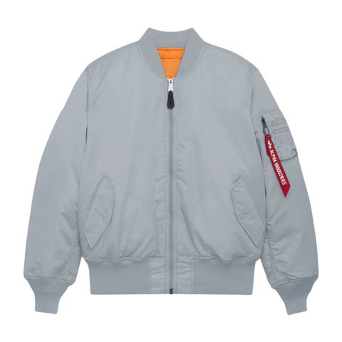 Бомбер Alpha Industries MA-1 Mist (Серо-голубой)