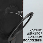 Business style чехол из кожи для SAMSUNG GALAXY A55 с кольцом-подставкой и бархатной подкладкой
