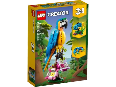 Конструктор LEGO Creator 3in1 31136 Экзотический попугай