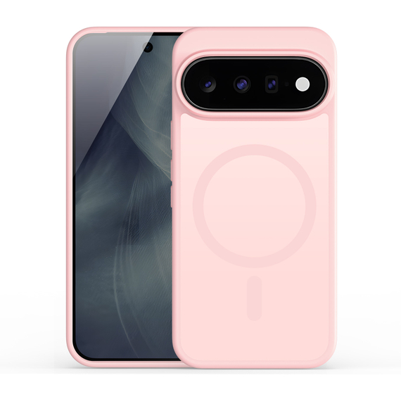 Матовый чехол светло-розового цвета с MagSafe для Google Pixel 11, 11 Pro, 10, 10 Pro, 9 и 9 Pro, серия Yind Series от Dux Ducis