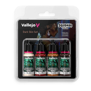 Vallejo Squidmar Color Dark Skin Set