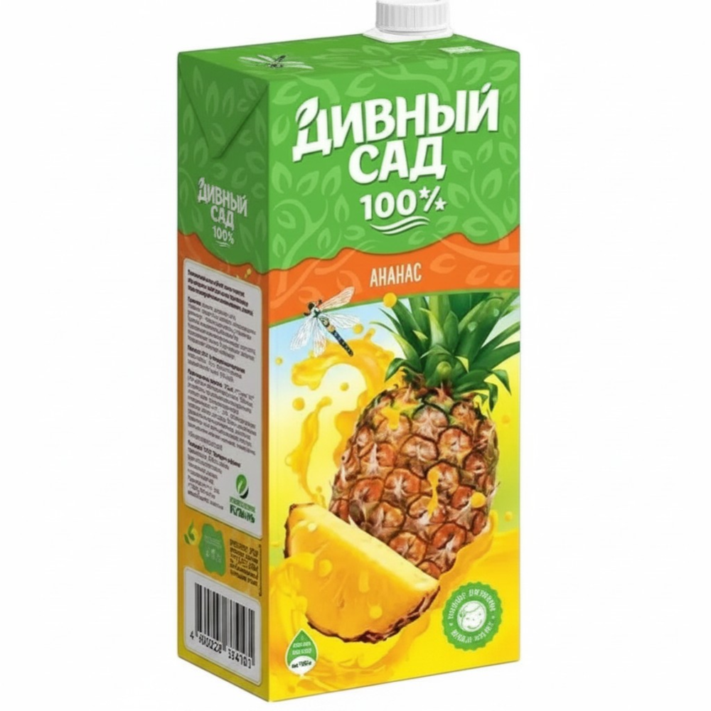 Сок Дивный сад Нектар Ананас 0,95 л. Tetra prism