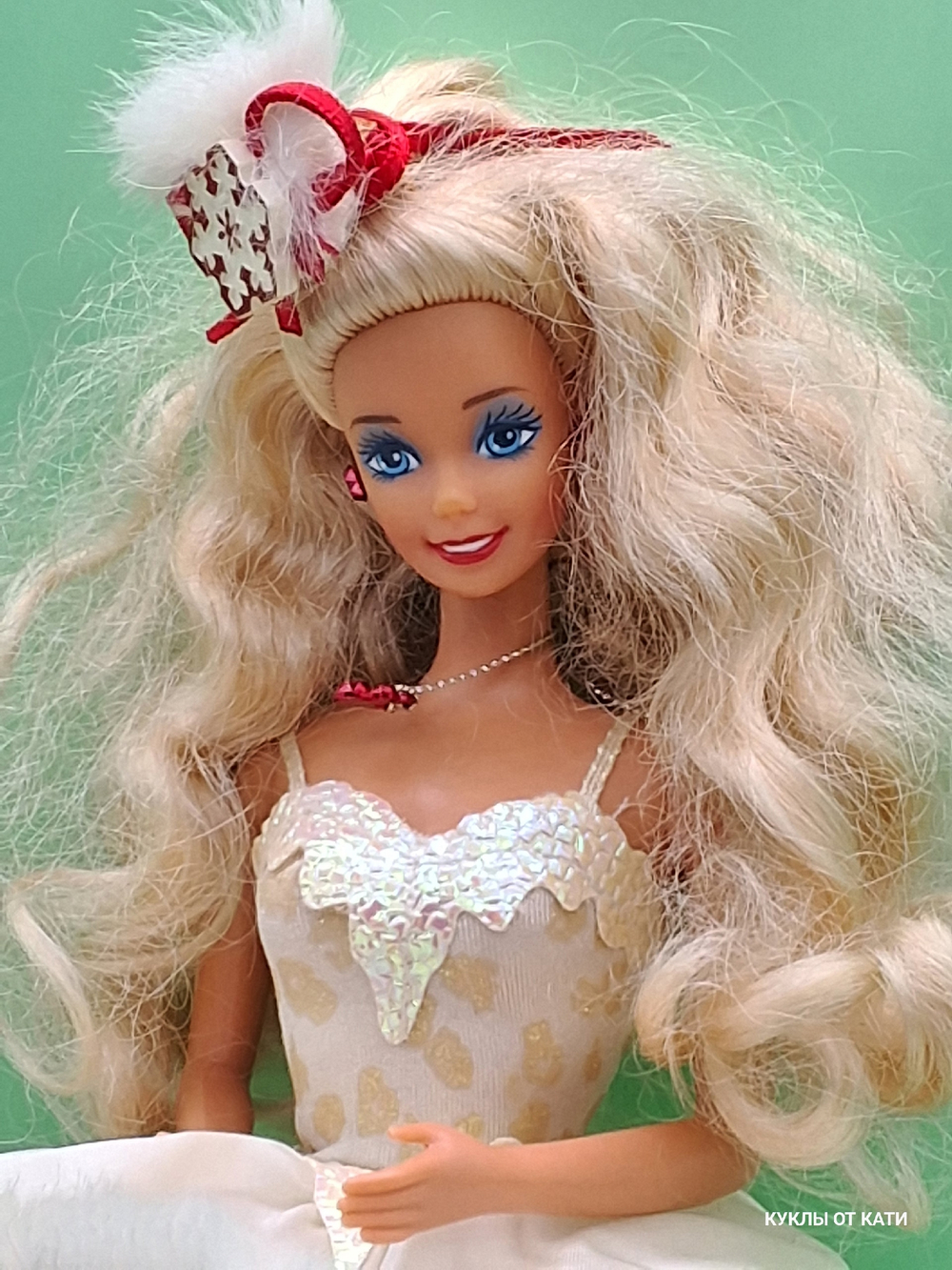 Кукла Барби винтаж коллекционная 1989 Happy Holidays Barbie (Special Edition) 034243