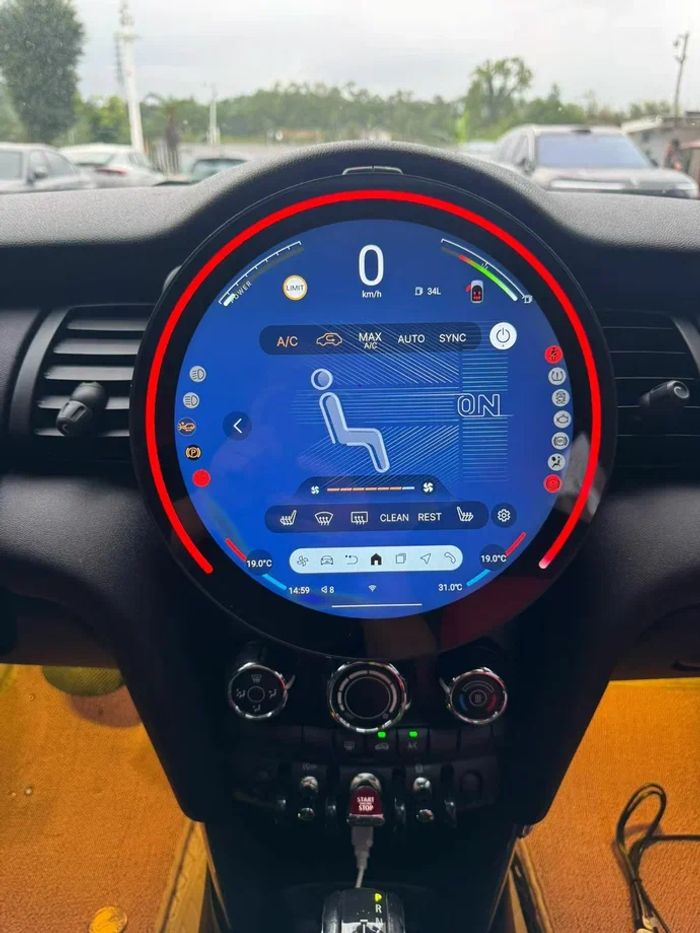 Магнитола для Mini Cooper F56 - Kuberg монитор 11,9" на Android 13, Быстрая, 4G SIM-слот