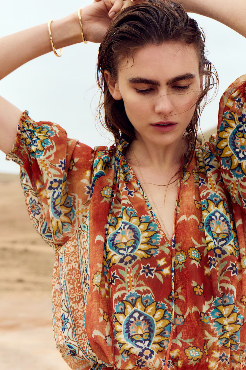 Платье-туника свободного кроя - H&M