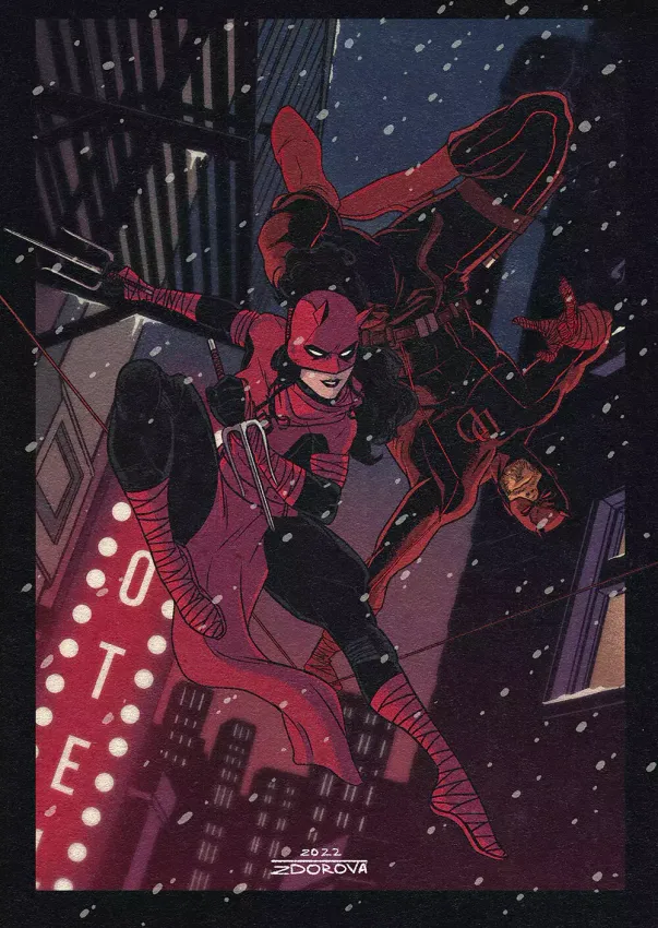 Постер "Daredevil Elektra"