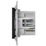FLITE Розетка USB A+A 3,1А РЮ-2-ФлЧ черный IEK