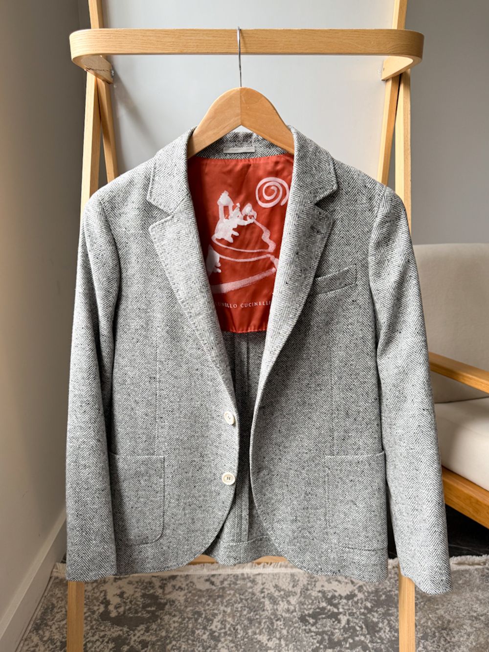 Новый жакет Brunello Cucinelli шерсть с кашемиром, 152