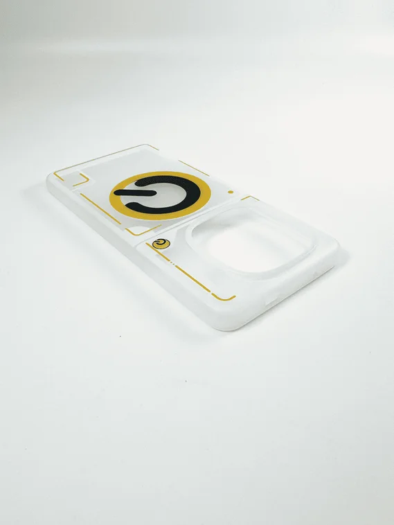 Защитный чехол для IQOO 13 с Magsafe Прозрачный Черно-желтый (Transparent Black-yellow)