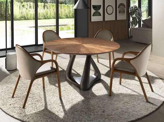 Стул Angel Cerda 4255 из экокожи песочного цвета