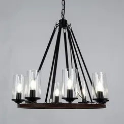 Подвесная люстра Dalim A7014SP-8BK Arte Lamp