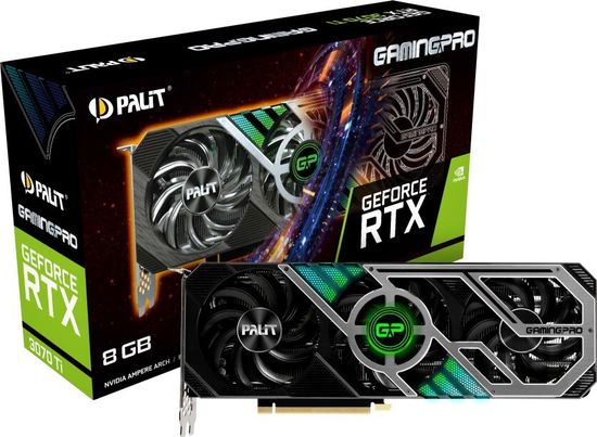 Видеокарта Palit GeForce RTX 3070 Ti GamingPro