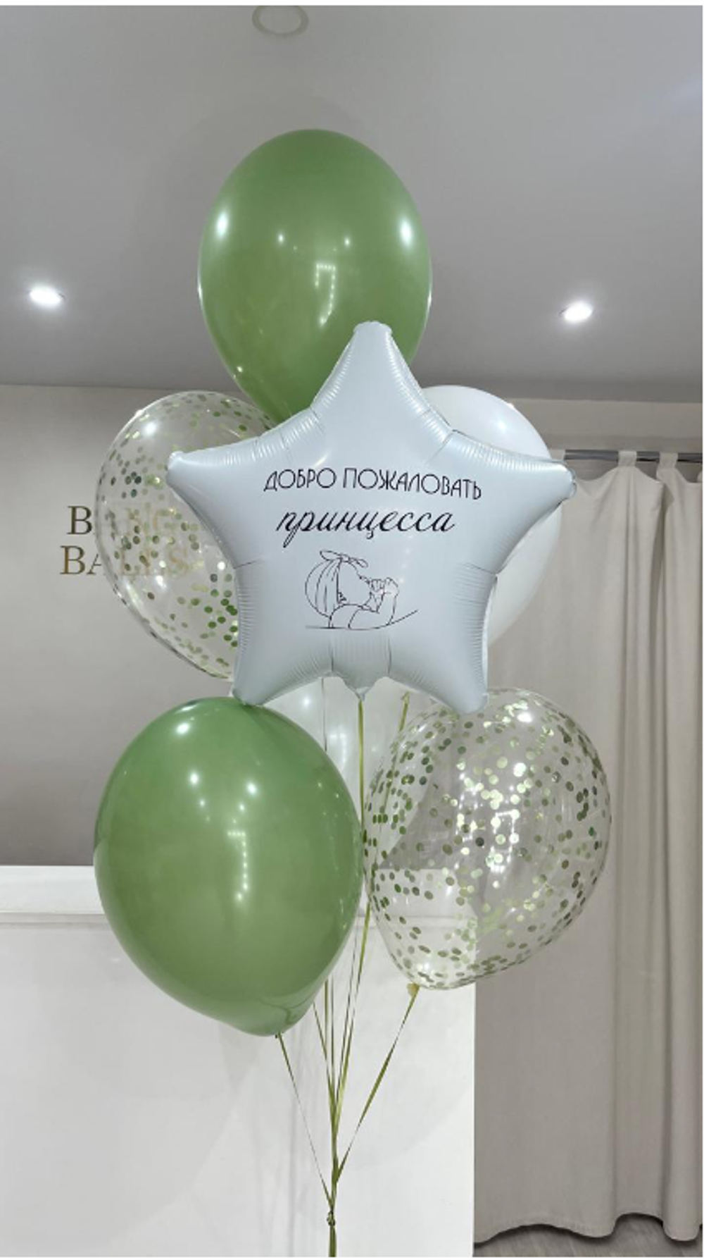 Шары на выписку №254