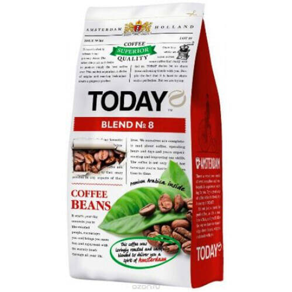 Кофе зерновой Today Blend №8 200 г