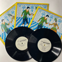 Винтажная виниловая пластинка LP Детская Сказка, Е. Шварц, Золушка (СССР 1990) 10 дюймов