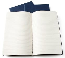 Блокнот Moleskine Cahier XLarge 190х250мм обложка картон 120стр линейка синий индиго 3шт (CH221)