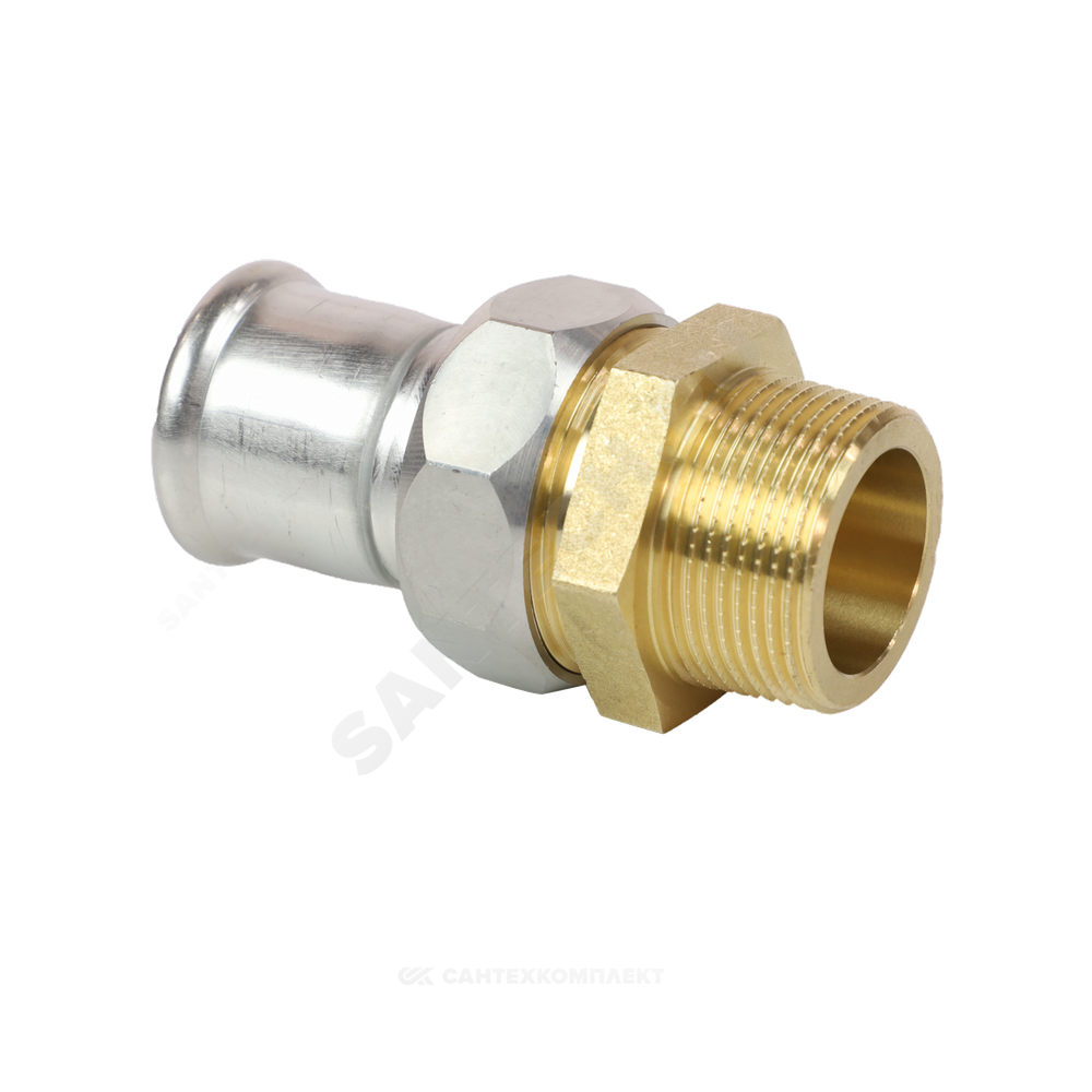 Муфта разъемная сталь нерж AISI 316L Дн 15х1/2" Ру16 пресс/НР Inoxpres RM 184015002