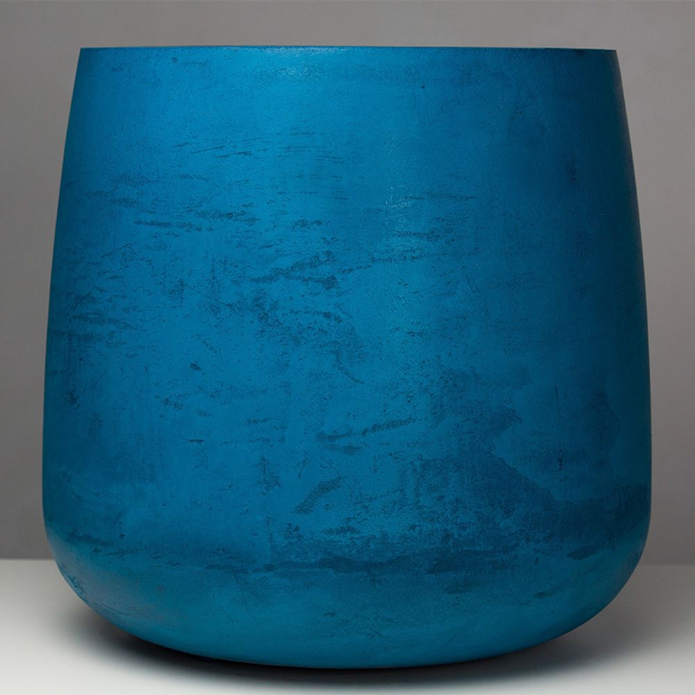 Кашпо CONE COBALT BLUE D38 H41