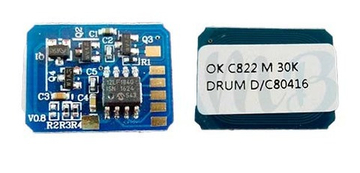 Чип ELP для фотобарабана OKI (44844406) C822/831/841 Magenta, 30K