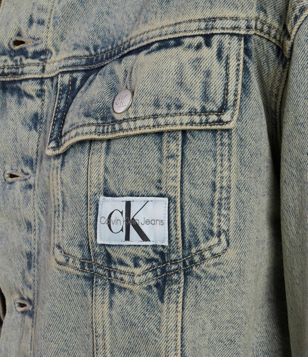 Джинсовая куртка CALVIN KLEIN JEANS - голубой(J20J222501)