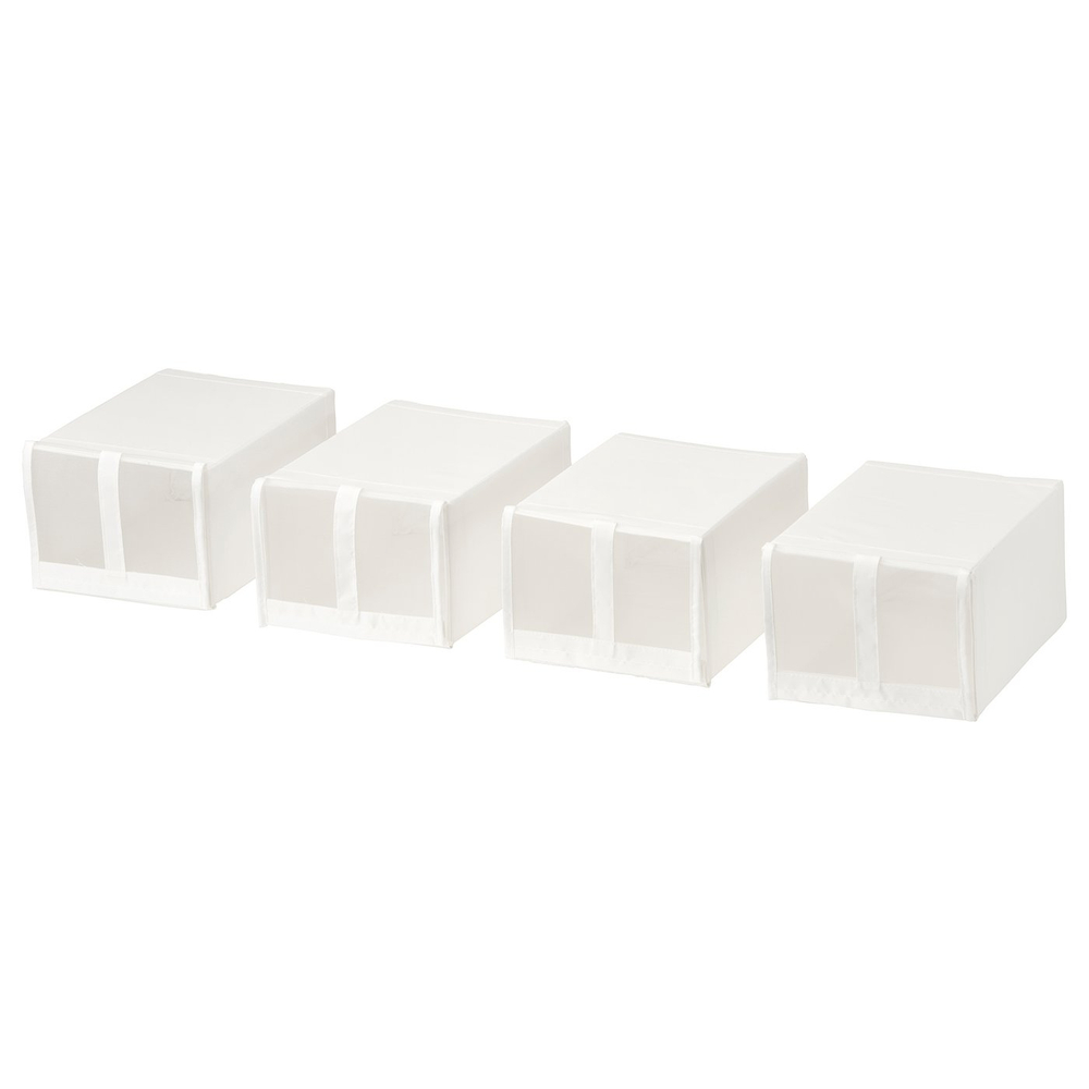 IKEA SKUBB  (ИКЕА СКУББ)  -  Коробка для обуви - белая 22х34х16 см