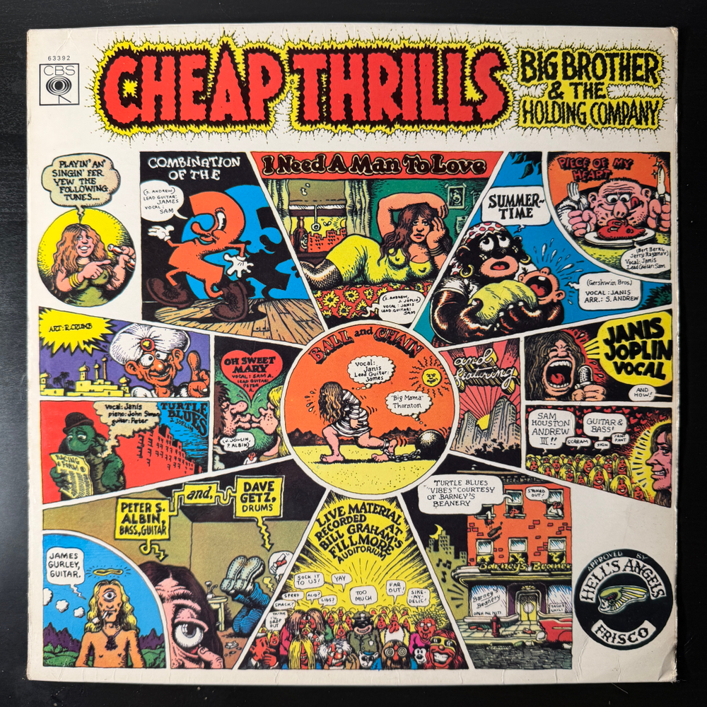 Big Brother & The Holding Company ‎– Cheap Thrills (Англия 1968г.)