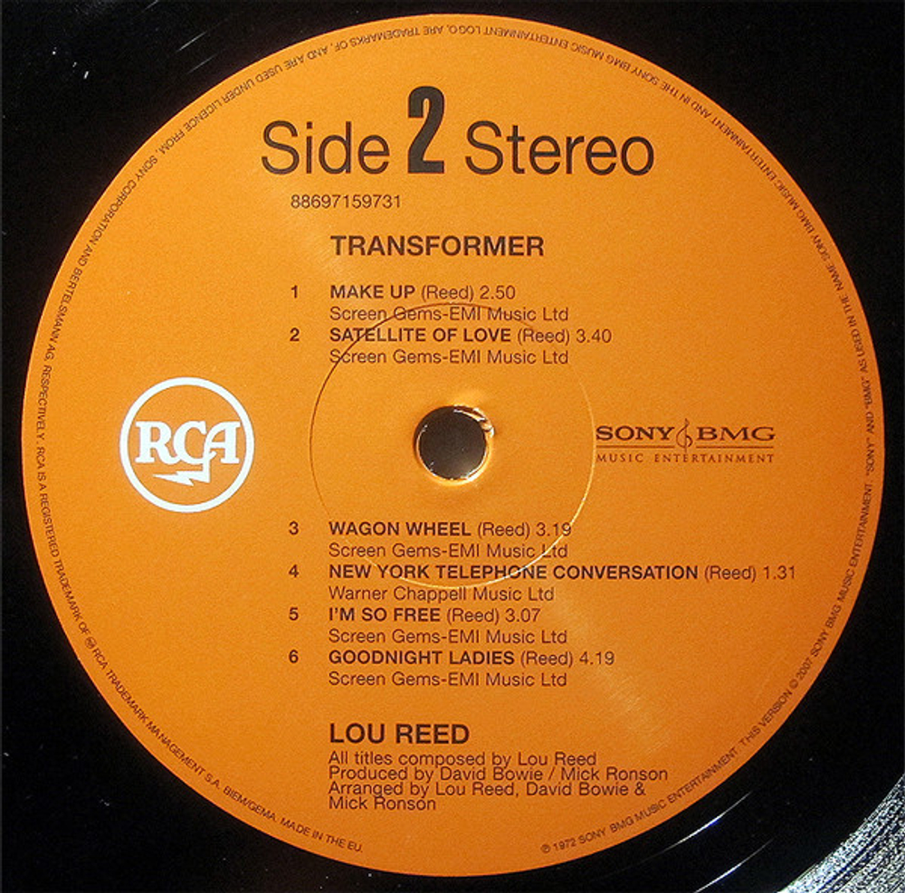 Lou Reed / Transformer (LP)