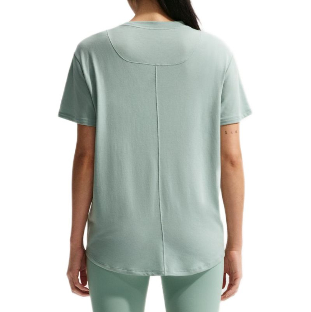 Женская теннисная футболка Nike One Relaxed Dri-Fit Short Sleeve - steam/white