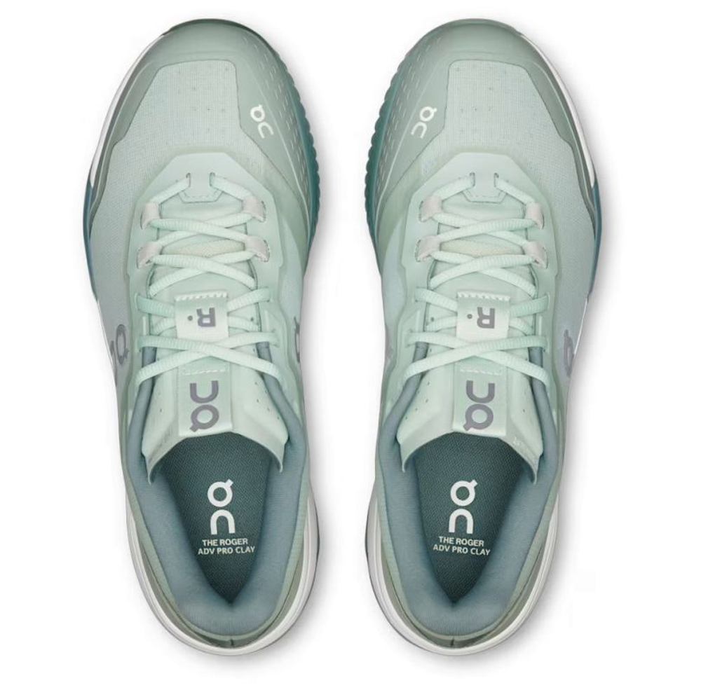 Мужские кроссовки теннисные On The Roger Advantage Pro Clay - mineral/linen