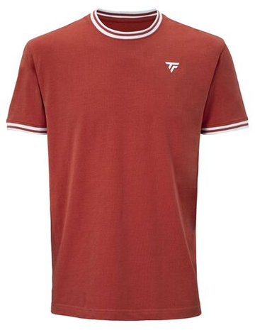 Мужская теннисная футболка Tecnifibre Team Stretch - terracotta
