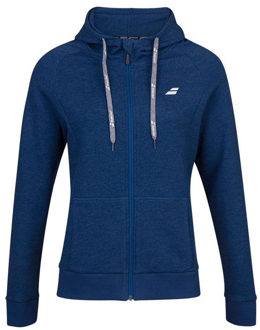 Кофта для девочки теннисная  Babolat Exercise Hood Jacket Girl - небесный