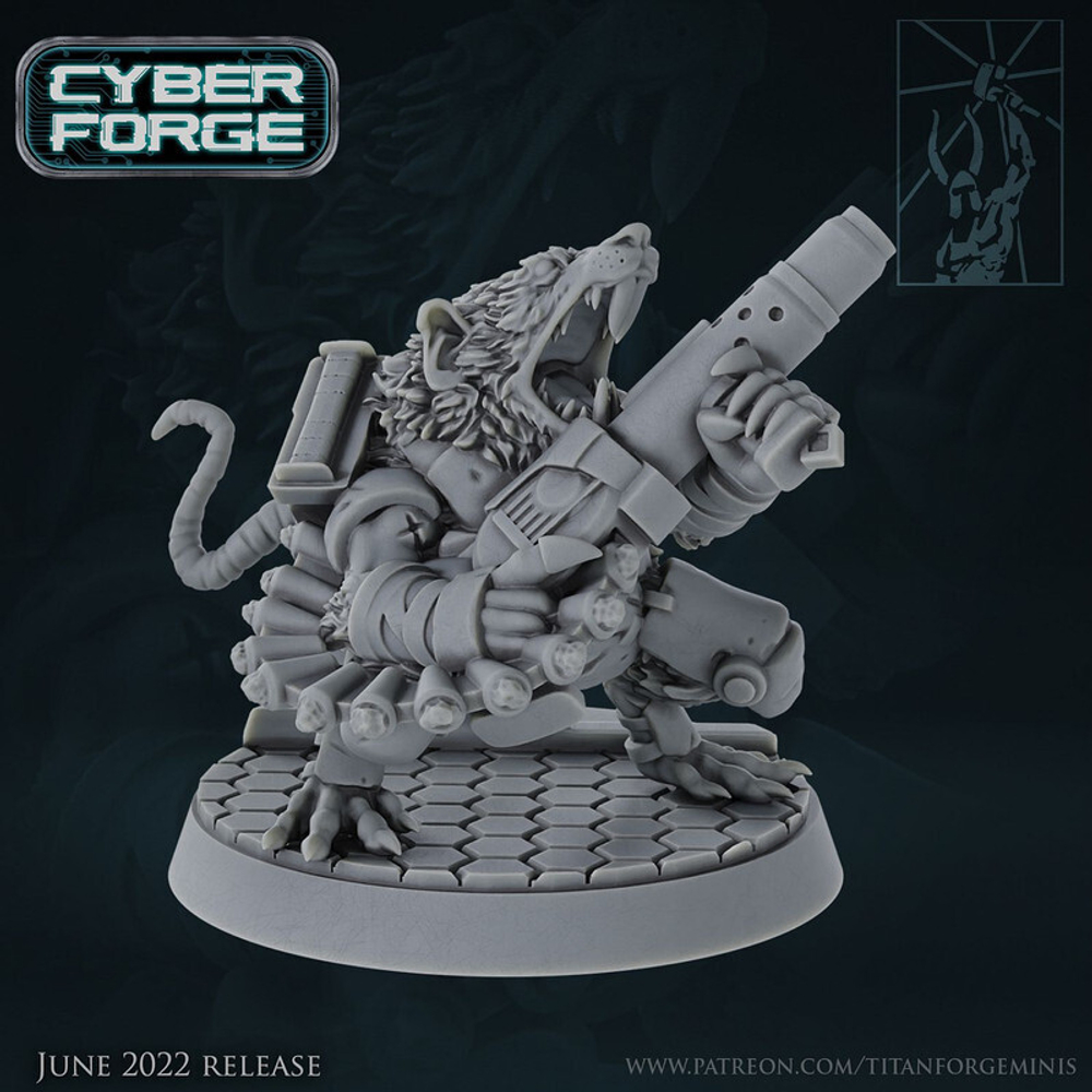 Grand Alliance Chaos Skaven Warlock Engineers миниатюра для dnd, днд, pathfinder, фентези, Настольная игра, НРИ, Варгейм, РПГ