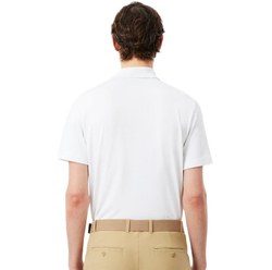 Мужское теннисное поло Lacoste Ultra Dry Stretch Golf - white
