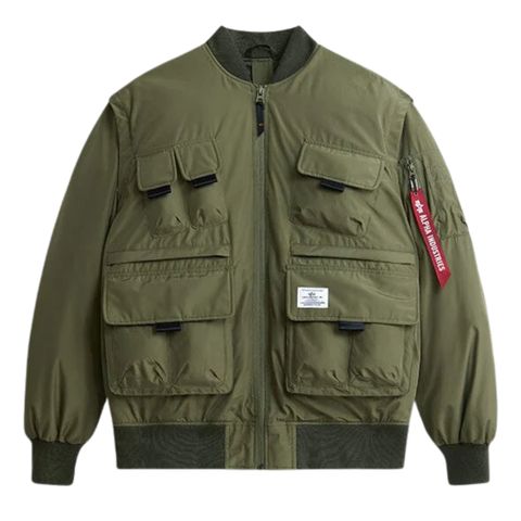 Бомбер Alpha Industries Multi Pocket Bomber Jacket OG-107 (Зеленый)
