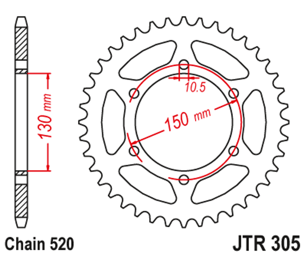 Звезда JTR305.46ZBK