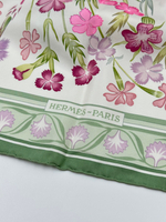 Платок Hermes «Oeillets sauvages et autres Caryophyllées»