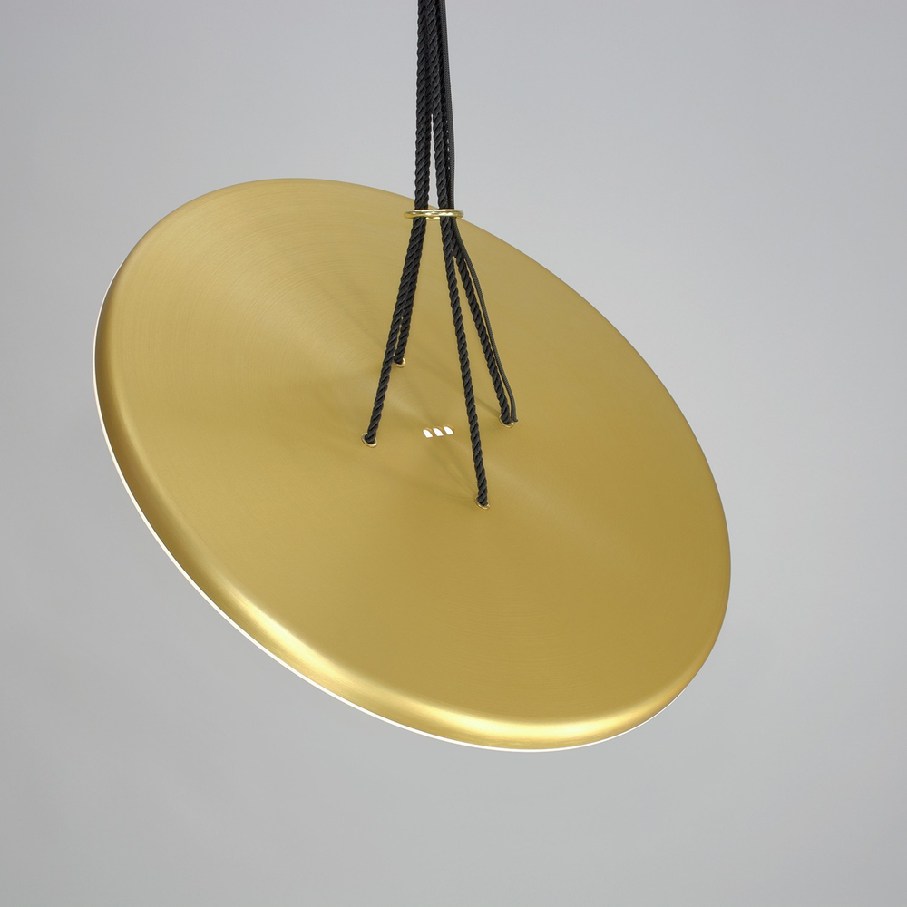 New Button 60 LED Pendant Light By Lukas Peet, from ANDlight