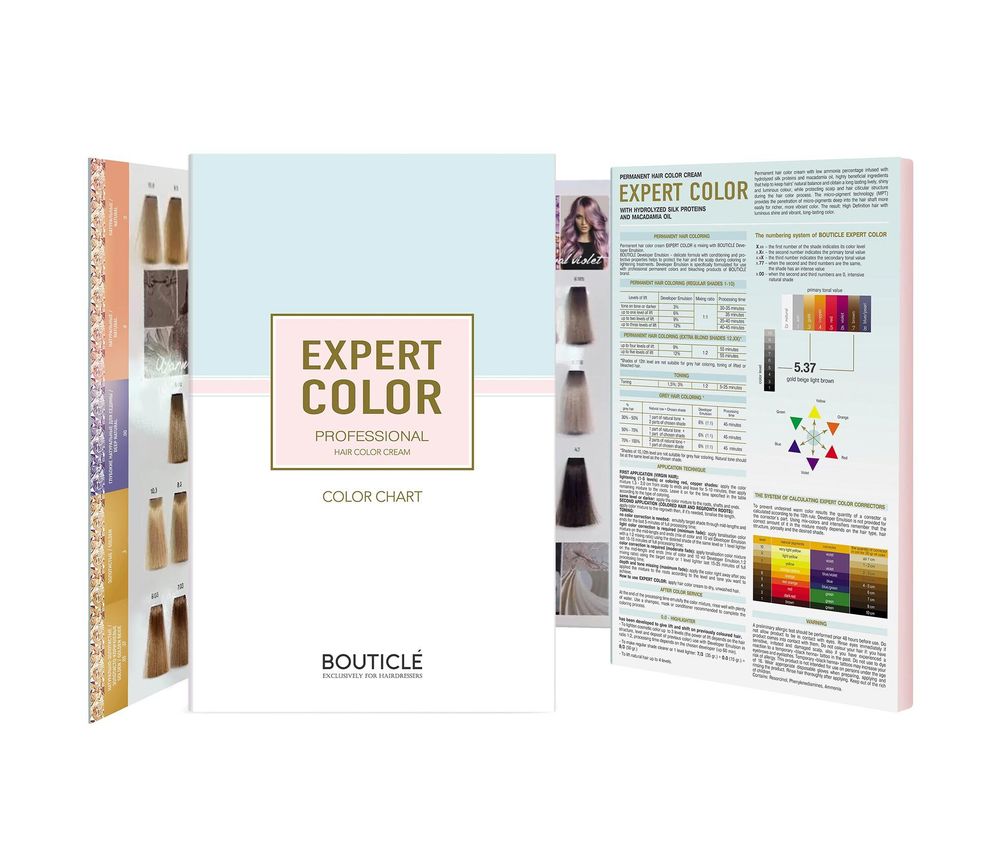 Палитра оттенков Bouticle Expert Color