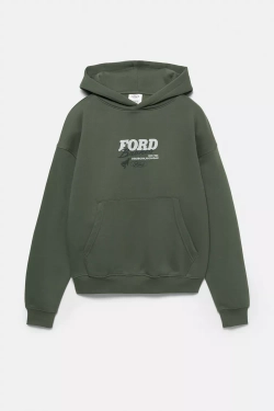 PULL&BEAR Толстовка Ford Bronco, хаки